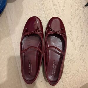 Vince Camuto Women's Deep Red Flats